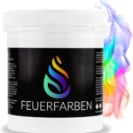 Pulver für buntes Feuer 250 Gramm für Feuerstellen, Kamin, Ofen, Lagerfeuer oder für Outdoor-Events. Mach Dein Feuer bunt! Feuer Farbe ausprobieren und genießen.