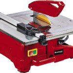Einhell Fliesenschneidmaschine TC-TC 800 (800 W, 2.950 min-1, neigbarer Edelstahltisch mit Winkelskala, verstellbarer Winkelanschlag, Parallelanschlag mit Skala, inkl. Diamanttrennscheibe Ø 180)