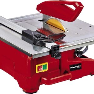 Einhell Fliesenschneidmaschine TC-TC 800 (800 W, 2.950 min-1, neigbarer Edelstahltisch mit Winkelskala, verstellbarer Winkelanschlag, Parallelanschlag mit Skala, inkl. Diamanttrennscheibe Ø 180)
