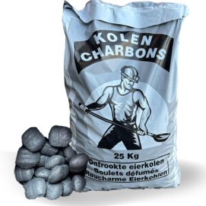 Eierkohlen 25 kg Anthrazit Steinkohle Starcite Ultracite Extrazit - niedriger Aschegehalt
