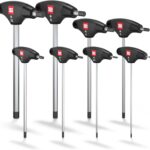 INBUS® 70129 T-Griff Schraubendreher Set 8tlg, 2–10mm, mit HybridTouch — Made in Germany