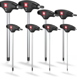 INBUS® 70129 T-Griff Schraubendreher Set 8tlg, 2–10mm, mit HybridTouch — Made in Germany