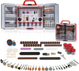 SHALL Multifunktionswerkzeug Zubehör Set 508-teilig Drehwerkzeug Mehrzweck Zubehörset für Schneiden, Schleifen, Bohren, Gravieren & Polieren | Dremel-kompatibel