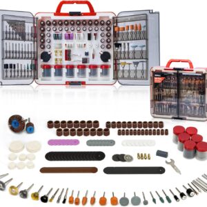 SHALL Multifunktionswerkzeug Zubehör Set 508-teilig Drehwerkzeug Mehrzweck Zubehörset für Schneiden, Schleifen, Bohren, Gravieren & Polieren | Dremel-kompatibel