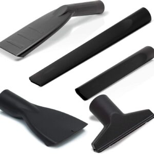 FixedByU Universal Düsen Set, Staubsauger Düsen Ø 35 mm, 5 teilig mit Fugendüse, Polsterdüse, Autodüse, passend für Kärcher Geräte, z. B. Kärcher Nass-Trockensauger u.v.m.