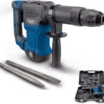 Scheppach Abbruchhammer AB1500x Betonhammer | 20J Schlagkraft | 1300W Leistung | SDS-Max | 4100 BPM | 6kg leicht | inkl. Spitz- und Flachmeißel und Koffer
