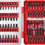 42-teiliger Schraubendreher-Bitsatz aus schlagfestem, S2-Stahl Magnetische Torx/Phillips/Pozidriv/Schlitz/Hex-Kopf Bit Set, 1/4 zoll Sechskantschaft, inkl. Bit-Halter mit Rot Aufbewahrungsbox