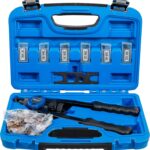 BGS 408 | Nietmutternzangen-Satz | 68-tlg. | M3 - M4 - M5 - M6 - M8 - M10 | inkl. Nietmuttern | Nietzange | Set