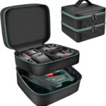 Tasche für Bosch Home and Garden für Bosch elektrische Luftpumpe,Elektrische Luftpumpe Aufbewahrungskoffer Halter für Batterien und Ladegeräte für Starter-Set (Nur Box)