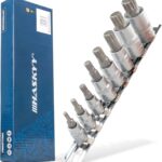 HASKYY XZN Vielzahn Steck-Schlüssel Satz Set M4 -M16 8 tlg. Innenvielzahn Bit