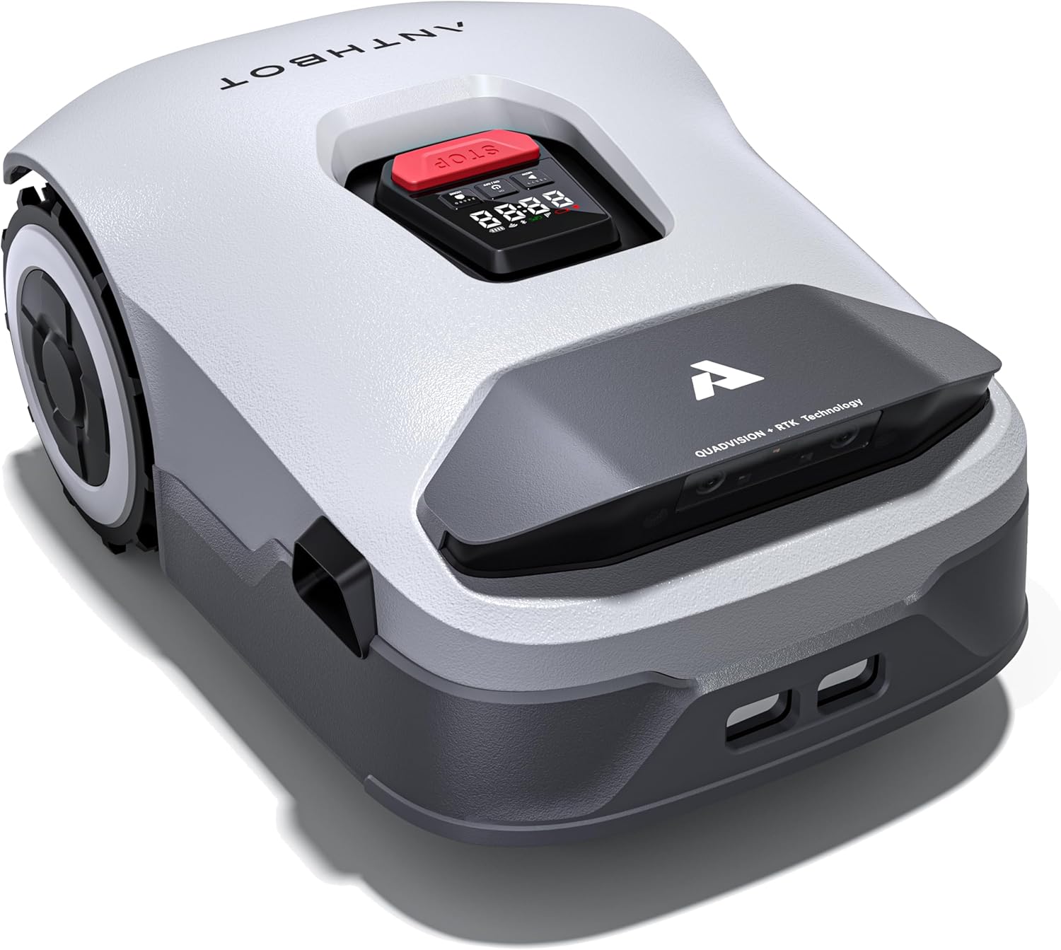 ANTHBOT Genie 600 Mähroboter ohne Begrenzungskabel, Empf. 650 m², Max. 850 m², Rasenmäher Roboter mit RTK+4-Kamera Vision, Präzise Navigation, KI-Hindernisvermeidung, Rasenroboter mit App-Steuerung