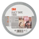 3M Gewebeklebeband 1900 in Silber-Grau 50mm x 50 m – Duct Tape / Panzerband handreißbar & wasserfest für universelle Anwendungen wie Markieren, Abdichten, Bündeln – 1-er Pack