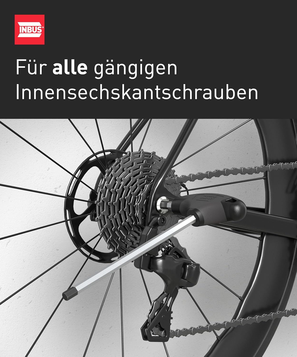 INBUS® 70075 T-Griff Schraubendreher 4mm, mit HybridTouch — Made in Germany – Bild 3