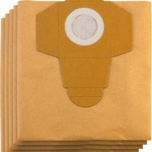 Original Einhell Schmutzfangsack 30 L (passend für Einhell Nass-Trockensauger mit 30 Liter-Behälter, 30 L Volumen, 5 Stück enthalten, aus Papier)