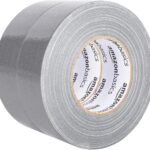 Amazon Basics Paketband Rollen, 2 stück, 5.1 cm x 55 m, Silberfarben