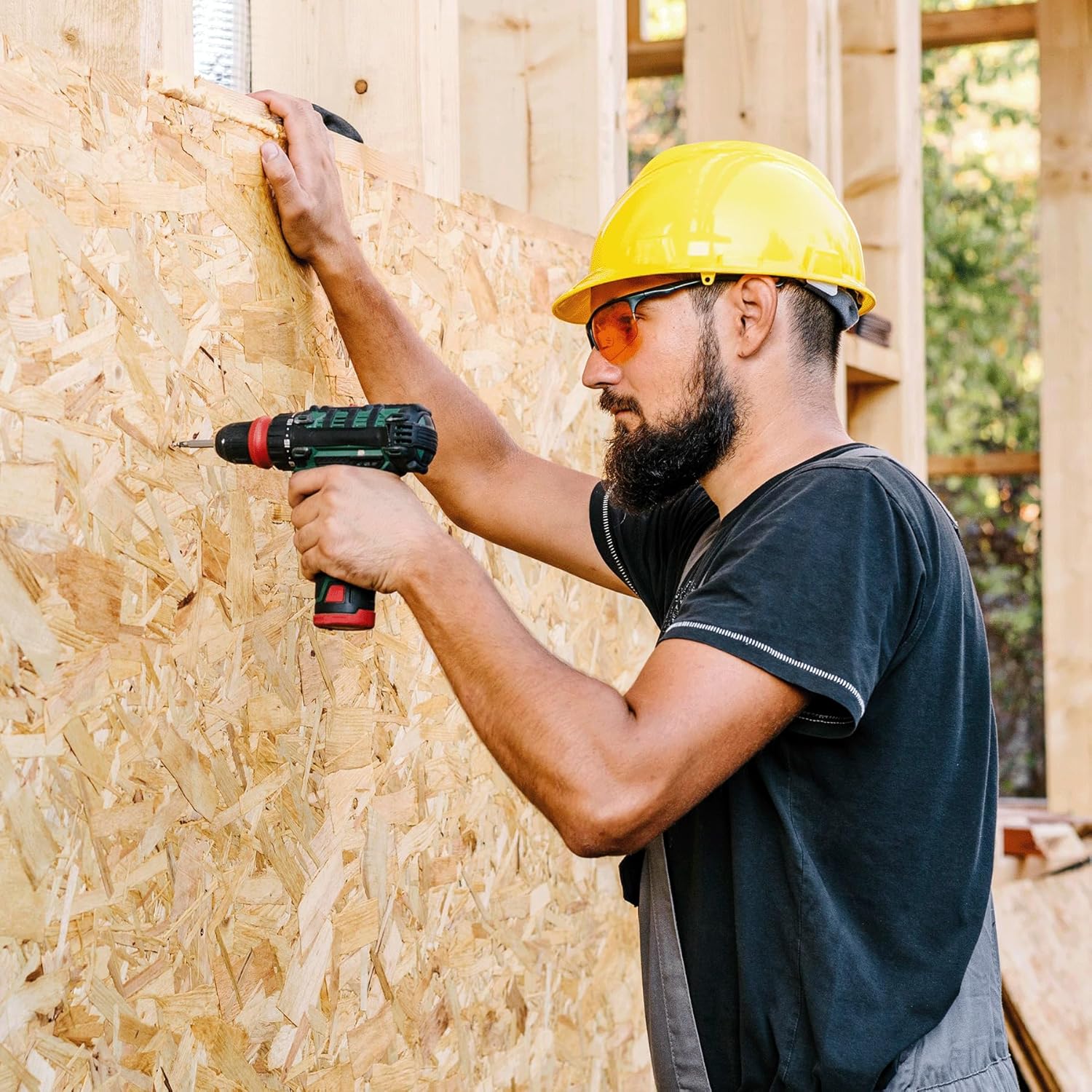 SCREW REBEL Holzschrauben 5,0 x 60 mm, 200 Stück, hell verzinkt - Universalschraube mit Doppelspiralgewinde, Spanplattenschraube mit TX25 Antrieb und ETA Zulassung – Bild 4