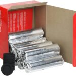 NKlaus Räucherkohle 10 Rolle Ø 33mm 100 Kohletabletten schnellzündend Naturkohle Selbstzünderkohle Shisha Schnellanzünder aus Griechenland 1115