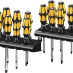 Wera Big Pack 900 Schraubendreher Set Kraftform - Schraubmeißel und Rack, 13-teilig, 05133285001