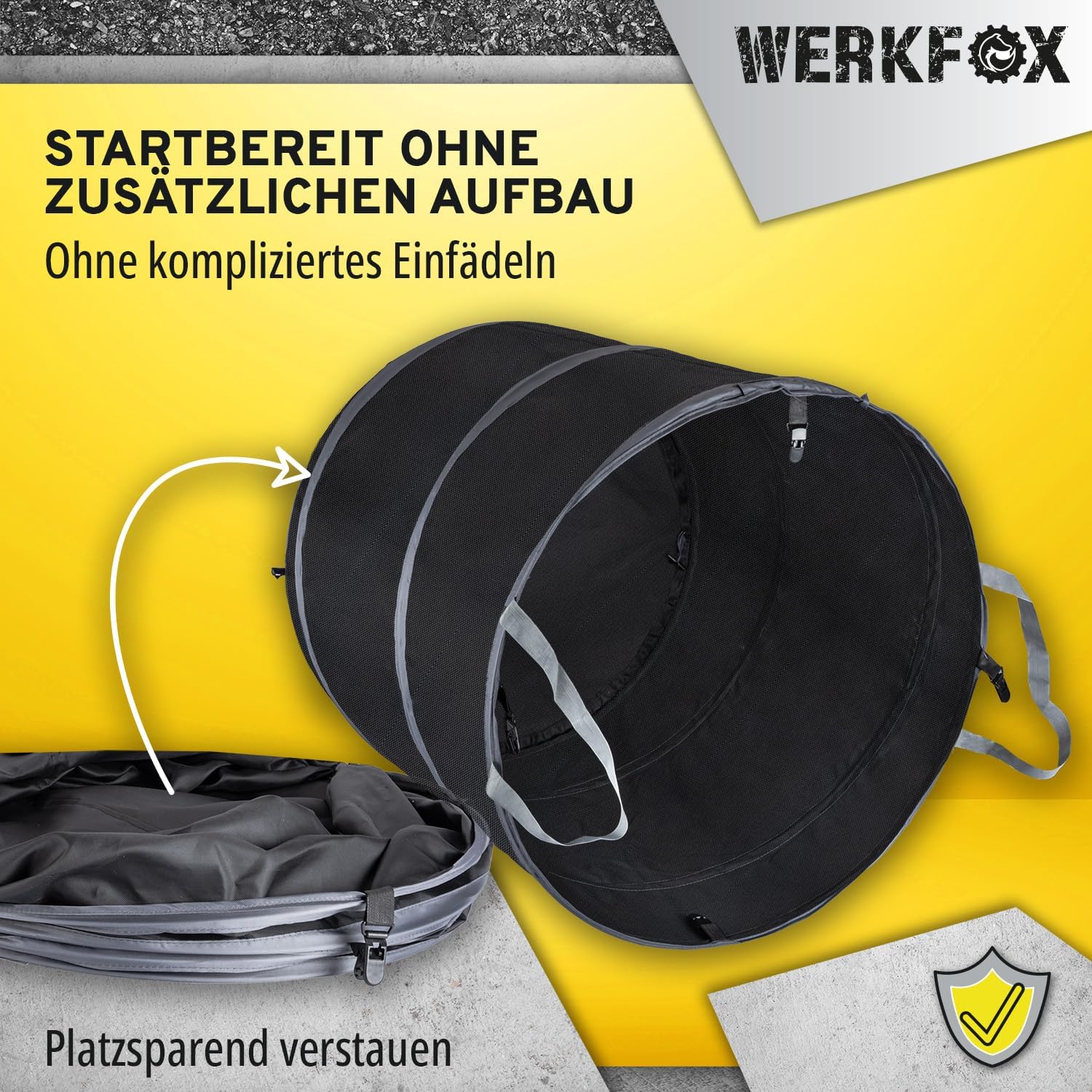 Garten-Abfallsack Selbststehend & robust; Pop-Up Gartensäcke, Laubsack für Grünschnitt, Rasenschnitt & Gartenabfälle (M) – Bild 5