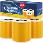 3x Filter für Kärcher Staubsauger Ersatz für Kärcher WD3 Filter kompatibel mit Premium WD2 WD 3 WD1 MV3 MV2 ersetzt 6.414-552.0, 6.414-772.0, 6.414-547.0 gegen Feinstaub/Gerüche