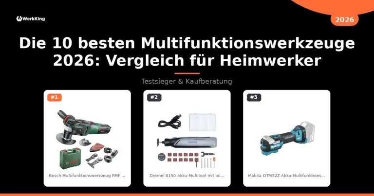 Die 10 besten Multifunktionswerkzeuge 2026: Vergleich für Heimwerker