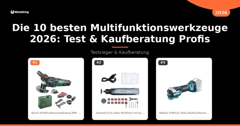 Die 10 besten Multifunktionswerkzeuge 2026: Test & Kaufberatung Profis