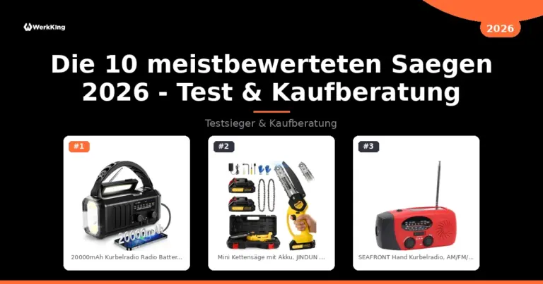 Die 10 meistbewerteten Sägen 2026 – Test & Kaufberatung für Heimwerker