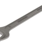 GEDORE Einmaulschlüssel, 41 mm, Mit Aufhängeloch, Hochwertiger Vanadium-Stahl, Blendfreie Optik, Stahlgrau, Nach DIN 894