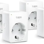 Tapo P100 WLAN Smart Steckdose 4er Pack, Smart Home WiFi Steckdose, Alexa Zubehör, funktioniert mit Alexa, Google Home, App gesteuert, Sprachsteuerung, Fernzugriff, Kein Hub notwendig