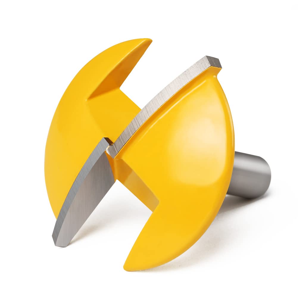 WSOOX Horizontaler Kronenfräser mit 8 mm Schaft, Kronenkappen-Fräser, Fräser für kleine Schüsseln (1-3/4" Breite, 1-1/2" Radius) – Bild 5