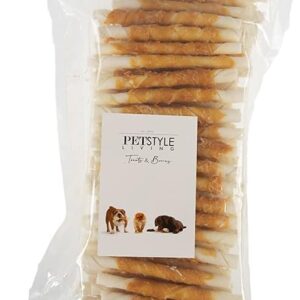 Kaustange mit Huhn - Hundesnack - 12,5cm - 100 Stück