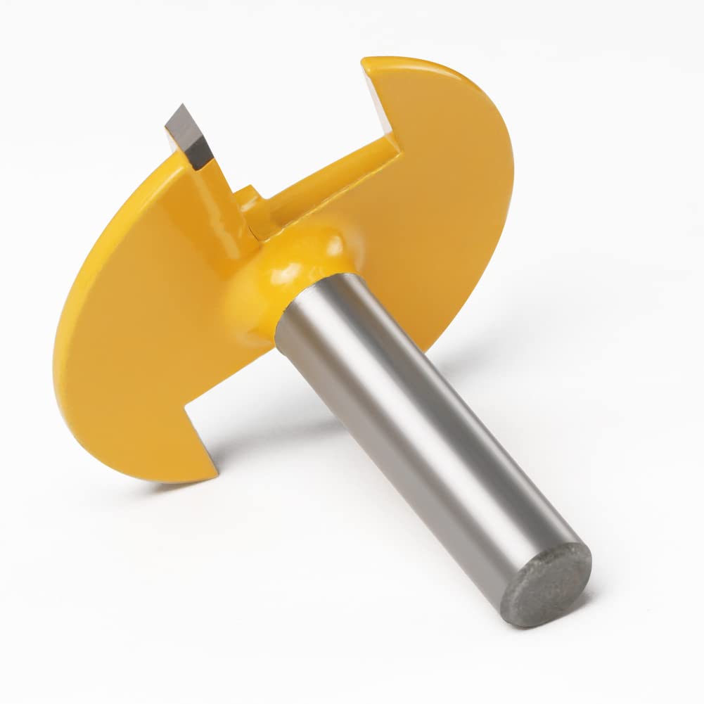 WSOOX Horizontaler Kronenfräser mit 8 mm Schaft, Kronenkappen-Fräser, Fräser für kleine Schüsseln (1-3/4" Breite, 1-1/2" Radius) – Bild 4