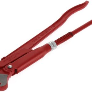 GEDORE red 45degree abgewinkelte Eck-Rohrzange, Spannweite 55 mm/1 1/2 Zoll, S-Maul, massiv, Zahnung versetzt, R27140015