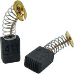 2x Kohlebürsten Motorkohlen für Makita RT0700C / RT 0700 C Fräse ers. CB 411, 6 x 9 x 13 mm
