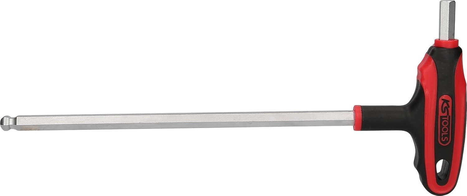 KS Tools 151.8133 ERGOTORQUEplus T-Griff-Innensechskant-Kugelkopf-Schlüssel, 4mm – Bild 4