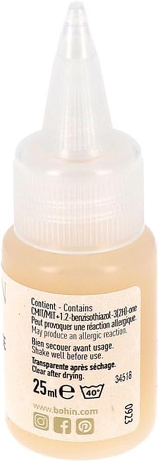 Bohin BO90802 Kleber, Gemischt, Weiß, 25 ml – Bild 2