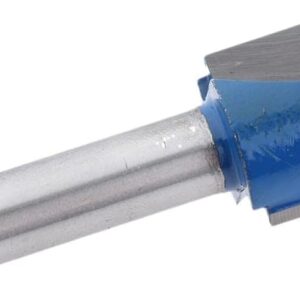 Fenteer DIY Nutfräser zweischneidig, aus HM für Lange Lebensdauer, 8mm Schaft, Schneiddurchmesser Auswählbar, 8x17mm