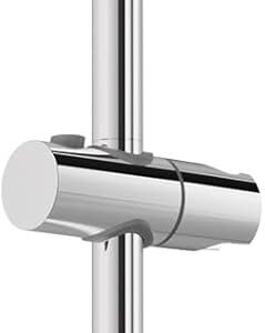Auralum Duschstange 70cm, Duschset Brausestange mit Duschhalterung, Höhenverstellbar & 360° Drehbar, Duschstange Edelstahl mit Variable Wandbefestigungen, Anpassung an Bestehende Bohrlöcher – Chrom