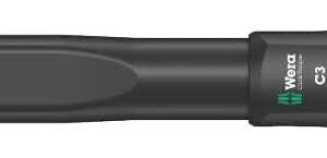Wera 05075622001 Click-Torque C 3 Drehmomentschlüssel mit Umschaltknarre Schwarz, Grün, 1/2", 40-200 Nm