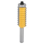 8 Schaft Fräser, Schnurwellen Holzfräser Hartmetall Fräser Fräser Mehrzahn Holzbearbeitungswerkzeug(8 x 41)