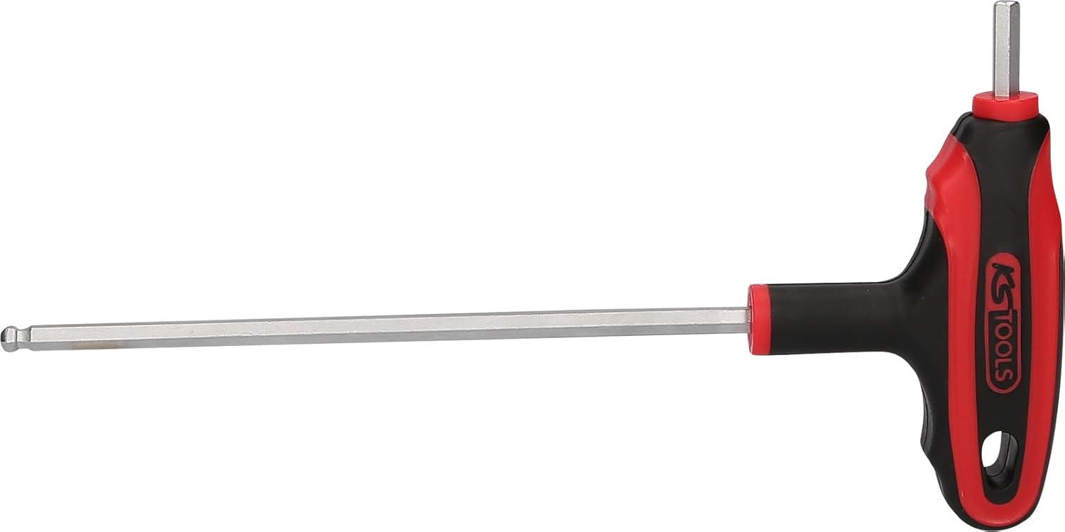 KS Tools 151.8133 ERGOTORQUEplus T-Griff-Innensechskant-Kugelkopf-Schlüssel, 4mm – Bild 5