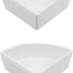 BESPORTBLE Rodipet Ecktoilette 2 Stück Hamster Futternapf Dreieckig Keramiknapf Futternapf Hamster Trinknapf Hamsternapf Futterspender Futterbecken Heimtierbedarf