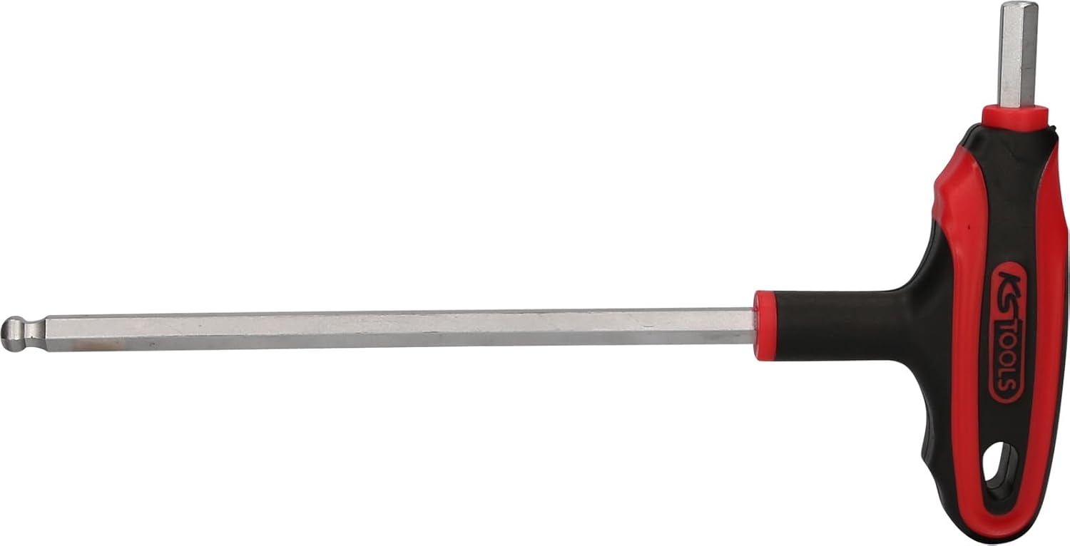 KS Tools 151.8133 ERGOTORQUEplus T-Griff-Innensechskant-Kugelkopf-Schlüssel, 4mm – Bild 3