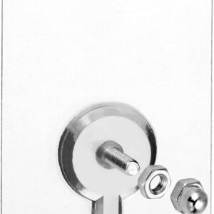 QWORK® 15 Stück Klebe Schrauben für Wandbefestigung - 14mm Schraubstange - 5 x 8 cm - 10 kg Belastung - Kleben Satt Bohren