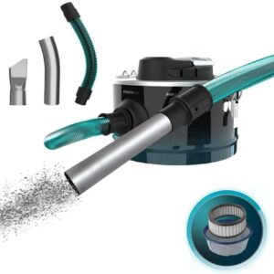 Cecotec Kompakter Aschesauger 10L Conga Ash 2000 Home. 800W Leistung, Saugkraft 14kPa, Metallbeschichteter Schlauch, Metallgitterfilter, 38mm Düse