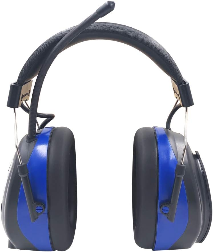 Gehörschutz mit Bluetooth5.4 und Radio FM/AM, eingebauter wiederaufladbarer Lithiumbatterie, Sicherheits-Ohrenschützer für Werkstatt, Garten/Mähen, Traktoren, SNR 30dB – Bild 2