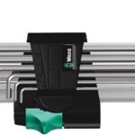 Wera 950 L/9 SM N Winkelschlüsselsatz, metrisch, gestellverchromt, 9-teilig, 05021909001