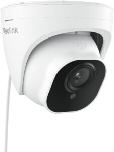 Reolink 5MP PoE IP Kamera Outdoor mit Personen-/Autoerkennung, Überwachungskamera Aussen mit Zeitraffer, IR Nachtsicht, Wasserfest, microSD Kartensteckplatz, RLC-520A