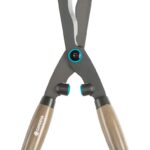 Gardena Heckenschere NatureCut: Robuste Gartenschere zum Schneiden von Hecken und dickeren Ästen, 23 cm, antihaftbeschichtete Messer, ergonomische Holzgriffe (12300-20)