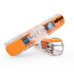 WAGO 2-Leiter Durchgangs-Verbinder mit Hebel 221-2411 | Nennquerschnitt: 4 mm², mit Hebel, 60 Stück, geeignet für alle Leiterarten, von ein-, fein- und mehrdrähtigen Leiter